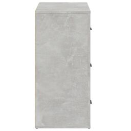 Berkfield Home Sideboard Concrete Grey 80x33x70 cm Engineered Wood - Size: 80 x 33 x 70 cm - thumbnail 5