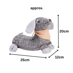 Marco Paul Novelty Animal Doorstops in Grey - thumbnail 2