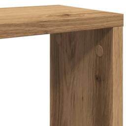 Berkfield Home Wall Cube Shelves 4 pcs Artisan Oak 30x15x30 cm Engineered Wood in Brown - Size: 30 x 15 x 30 cm - thumbnail 8