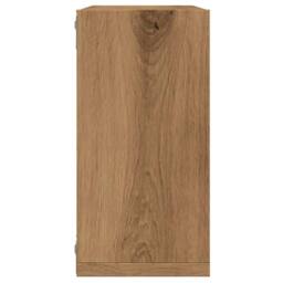 Berkfield Home Wall Cube Shelves 4 pcs Artisan Oak 30x15x30 cm Engineered Wood in Brown - Size: 30 x 15 x 30 cm - thumbnail 6