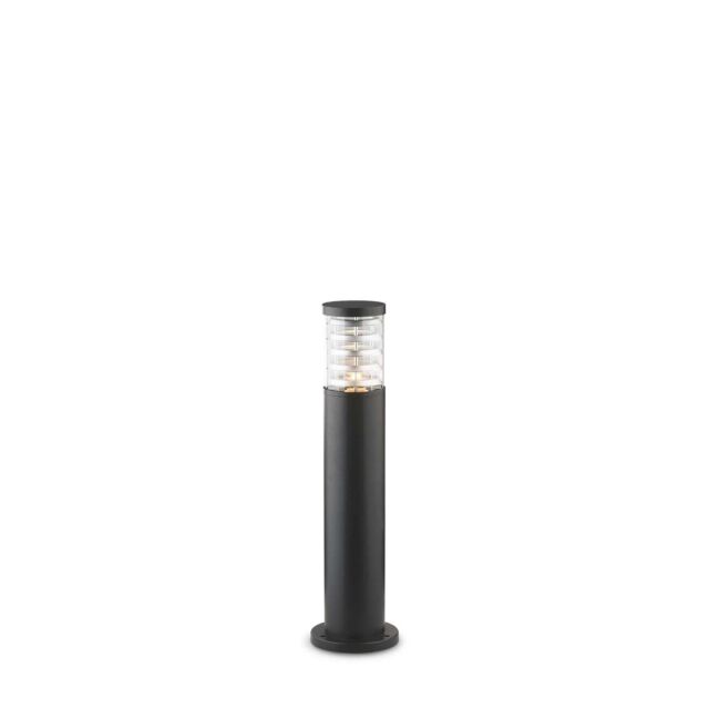 Netlighting Tronco 1 Light Outdoor Short Bollard Black IP44 E27