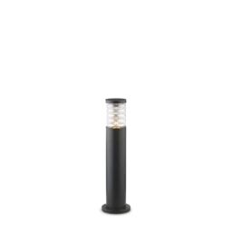Netlighting Tronco 1 Light Outdoor Short Bollard Black IP44 E27
