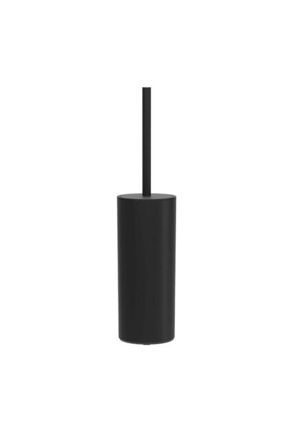 Cosmic Toilet Brush w/Holder Matt Black Free standing Essentials Collection in Jet Black - image 1