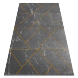 RugsX Emerald Rug in Grey - Size: 120 cm x 170 cm