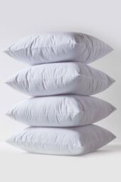 Homescapes Terry Towelling Waterproof Pillow Protectors 65 x 65 cm, Pack of 4 in White - Size: 65 x 65 cm - thumbnail 2