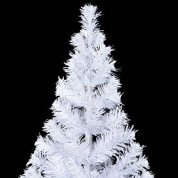 Berkfield Home Artificial Pre-lit Christmas Tree with Ball Set 120cm 230 Branches in White - thumbnail 5