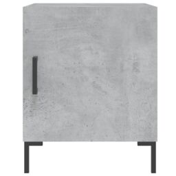 Berkfield Home Bedside Cabinets 2 pcs Concrete Grey 40x40x50 cm Engineered Wood - Size: 40 x 40 x 50 cm - thumbnail 4