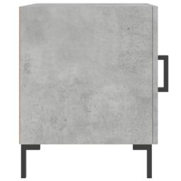 Berkfield Home Bedside Cabinets 2 pcs Concrete Grey 40x40x50 cm Engineered Wood - Size: 40 x 40 x 50 cm - thumbnail 5