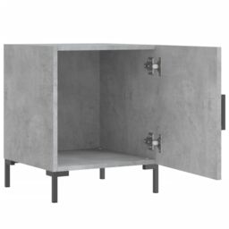 Berkfield Home Bedside Cabinets 2 pcs Concrete Grey 40x40x50 cm Engineered Wood - Size: 40 x 40 x 50 cm - thumbnail 6