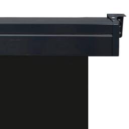 Berkfield Home Stylish Balcony Side Awning 170x250 cm Black - thumbnail 7
