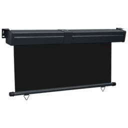 Berkfield Home Stylish Balcony Side Awning 170x250 cm Black