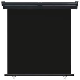 Berkfield Home Stylish Balcony Side Awning 170x250 cm Black - thumbnail 3