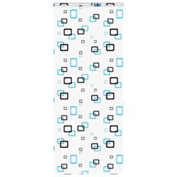 Berkfield Home Shower Roller Blind with Cassette 90x240 cm Fabric Width 86 cm in White - thumbnail 2