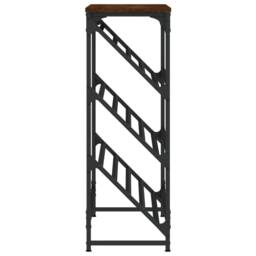 Berkfield Home Shoe Rack Brown Oak 90x30x85 cm Engineered Wood - Size: 90 x 30 x 85 cm - thumbnail 5
