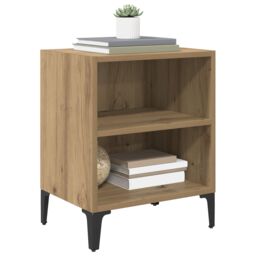 Berkfield Home Bedside Cabinets 2 pcs Artisan Oak 40x30x50 cm Engineered Wood in Brown - Size: 40 x 30 x 50 cm - thumbnail 3