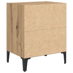 Berkfield Home Bedside Cabinets 2 pcs Artisan Oak 40x30x50 cm Engineered Wood in Brown - Size: 40 x 30 x 50 cm - thumbnail 8