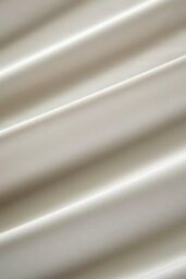 CHRISTY 400TC Luxury Cotton Sateen Plain Dye Bedding Flat Sheets in Cream - Size: King Flat - thumbnail 2