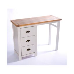 Cabinet Bits Argenta 3 Drawer Desk - Dressing Table Brass Cup Handle in Light Grey - thumbnail 2