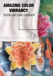JQ Licensing Royce Mcclure Koi Fish Garden Silky Touch Super Soft Throw Blanket 152 X 127 cm in White - thumbnail 4