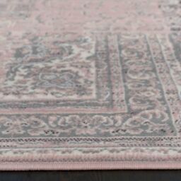 Kukoon Blush Pink Grey Traditional Patchwork Living Area Rug in Light Pink - Size: 240 cm x 330 cm - thumbnail 5