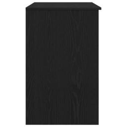 Berkfield Home Desk Black Oak 86x49x76 cm Engineered Wood - Size: 86 x 49 x 76 cm - thumbnail 7