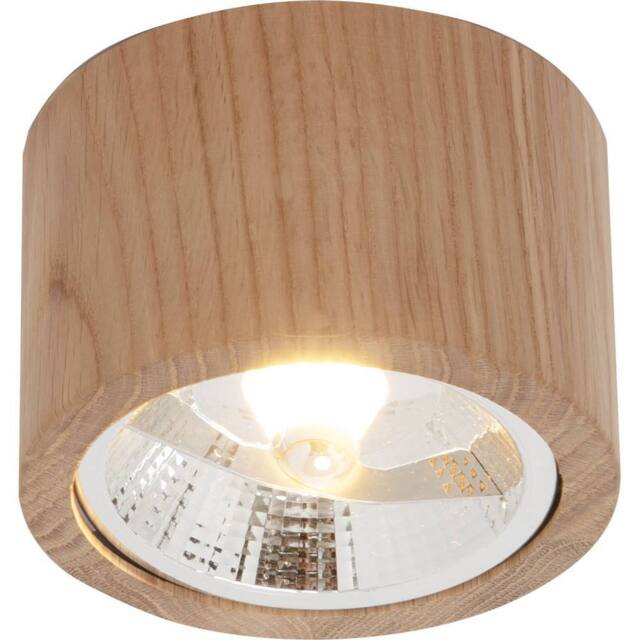 Netlighting Oak Surface Mounted Downlight Wood 1x GU10ES111 in Brown