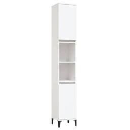 Berkfield Home 3 Piece Bathroom Furniture Set White Engineered Wood - thumbnail 6
