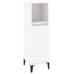Berkfield Home 3 Piece Bathroom Furniture Set White Engineered Wood - thumbnail 7