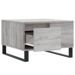 Berkfield Home Modern Coffee Table Grey Sonoma 55x55x36.5 cm Engineered Wood - thumbnail 6