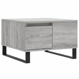 Berkfield Home Modern Coffee Table Grey Sonoma 55x55x36.5 cm Engineered Wood - thumbnail 3