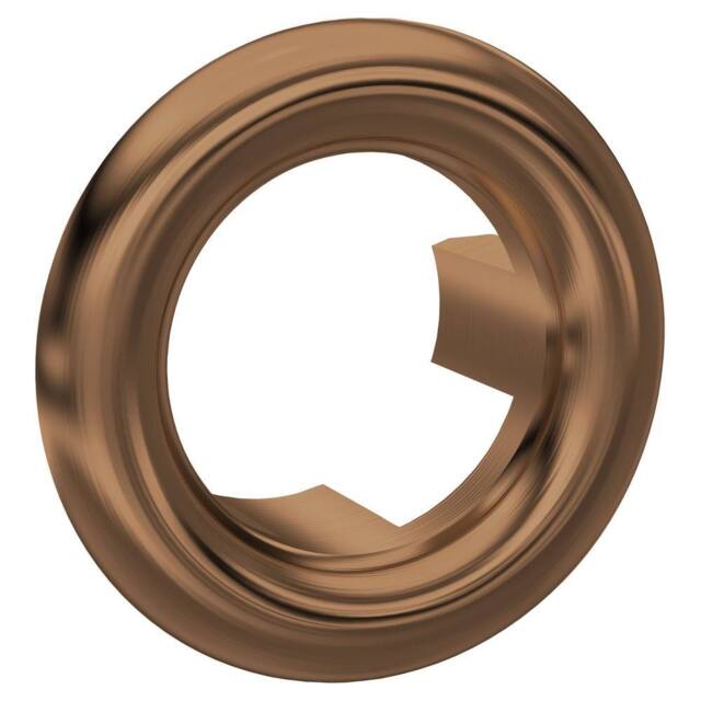 Balterley Round Overflow Cover Plate in Brown - image 1