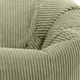icon Kingston Bean Bag & Footstool Jumbo Cord Bundle in Green - thumbnail 6