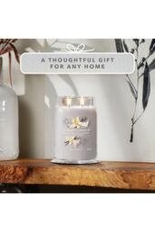 Yankee Candle Women's Signature Large Jar Smoked Vanilla & Cashmere in Grey - thumbnail 5