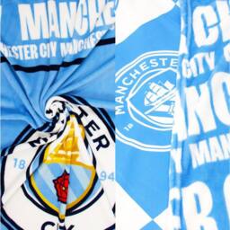 Manchester City FC Cityzens Fleece Blanket in Blue - Size: Crib - thumbnail 2