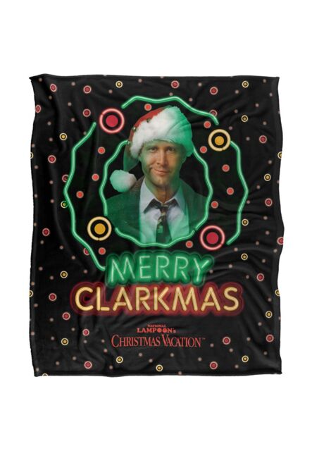 Warner Brothers Christmas Vacation Silky Touch Super Soft Throw Blanket 152x127cm in White - Size: 152x127 cm - image 1