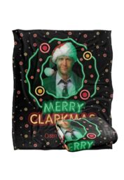 Warner Brothers Christmas Vacation Silky Touch Super Soft Throw Blanket 152x127cm in White - Size: 152x127 cm - thumbnail 2