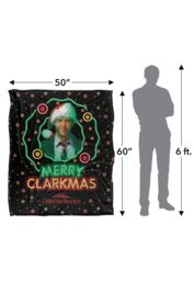 Warner Brothers Christmas Vacation Silky Touch Super Soft Throw Blanket 152x127cm in White - Size: 152x127 cm - thumbnail 3