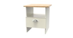 Ready Assembled 2 U Albert Bottom Drawer Lamp Table (Ready Assembled) in Cream - Size: Small - thumbnail 8