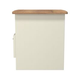 Ready Assembled 2 U Albert Bottom Drawer Lamp Table (Ready Assembled) in Cream - Size: Small - thumbnail 3