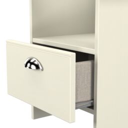 Ready Assembled 2 U Albert Bottom Drawer Lamp Table (Ready Assembled) in Cream - Size: Small - thumbnail 6