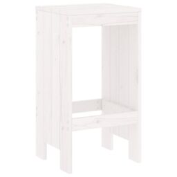 Berkfield Home Bar Stools 2 pcs White 40x36x75 cm Solid Wood Pine - Size: 40 x 36 x 75 cm - thumbnail 6