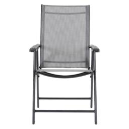 Garden Sanctuary 2-Seater Square Garden Tempered Glass Patio Dining Table Set in Black - thumbnail 4
