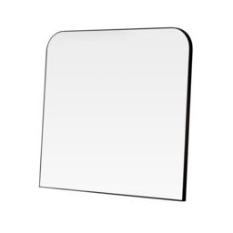Yearn Mirrors Minimal Large Black Mantle Mirror 100(w) x 100cm(h) - thumbnail 4