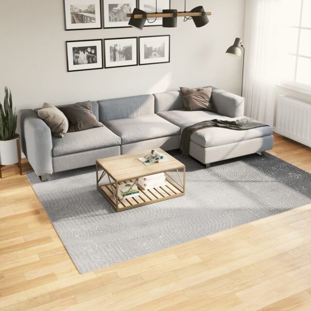 Berkfield Home Rug IZA Short Pile Scandinavian Look Grey 200x280 cm - Size: Medium - image 1