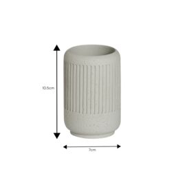 Showerdrape Alexandria Stone 4 Piece Bathroom Accessory Set in Beige - thumbnail 9