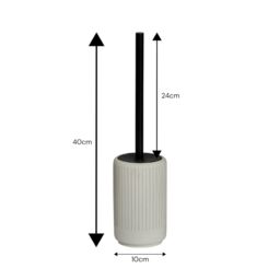 Showerdrape Alexandria Stone 4 Piece Bathroom Accessory Set in Beige - thumbnail 3