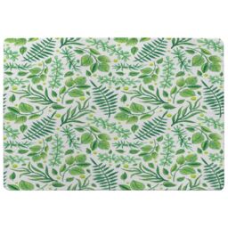 Benjamin Tate Design Mixed Green Leaves Rug in Natural - Size: Large - thumbnail 1