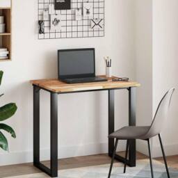 Berkfield Home Versatile Desk Top Oil Finished 80x60x2 cm Solid Wood Acacia in Brown - Size: 80 x 60 x 2 cm - thumbnail 3