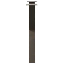 Berkfield Home Dining Table Legs X-Shaped 2 pcs Natural Steel 80x(72-73) cm Steel in Brown - thumbnail 6