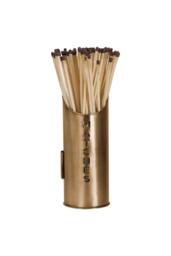 KDMD Bronze Finish Log & Kindling Bucket with Matchstick Holder Set - thumbnail 4